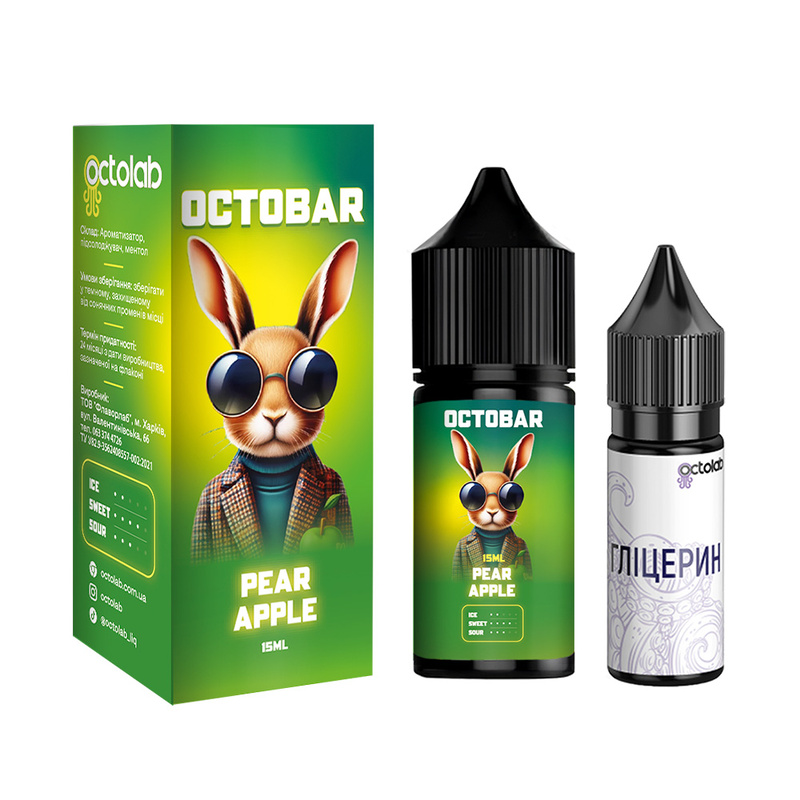 Набор Octobar NFT Pear Apple, 15 мл