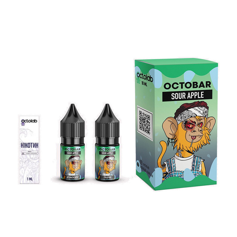 Набір Octobar Sour Apple, 10 мл