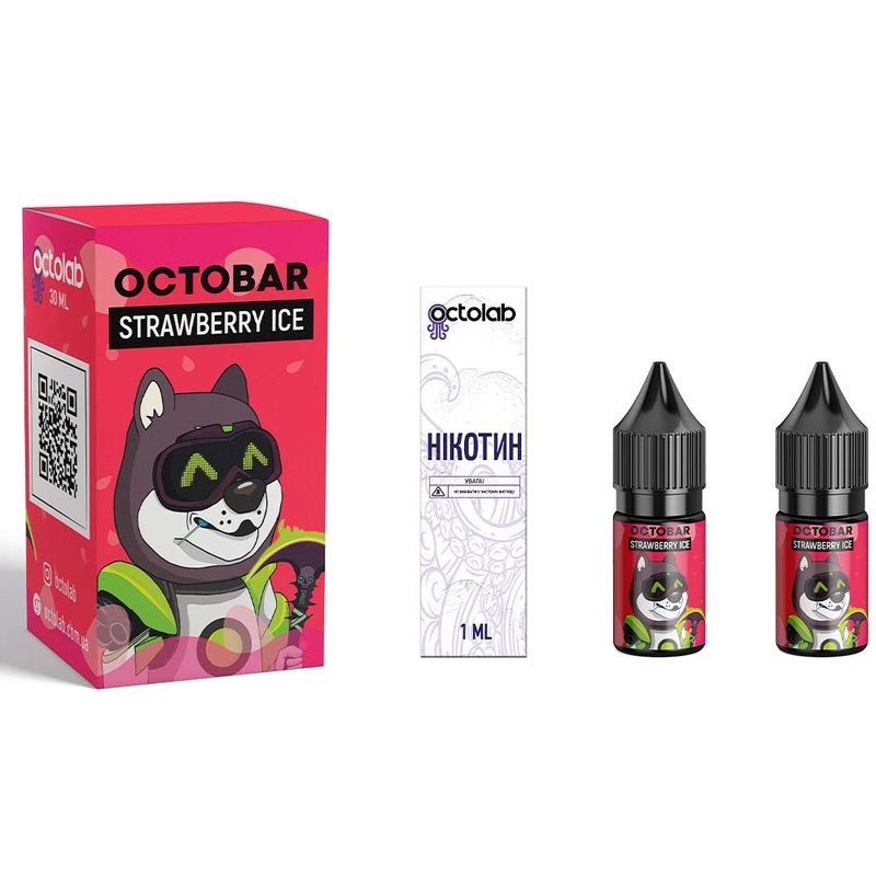 Набор Octobar Strawberry Ice, 10 мл