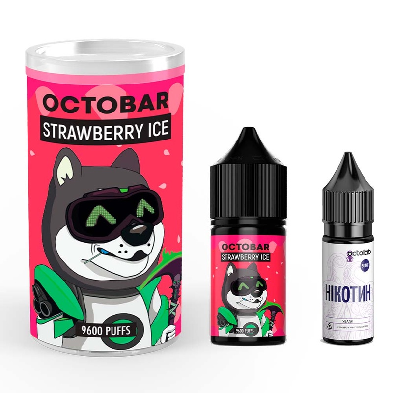 Набор Octobar NFT Strawberry Ice, 30 мл