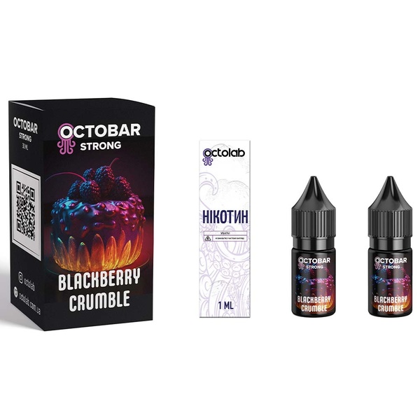 Набор Octobar Strong Blackberry Crumble, 10 мл