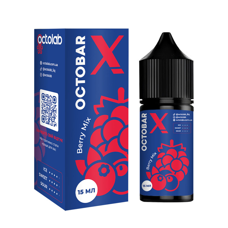 Набор Octobar X Berry Mix, 30 мл