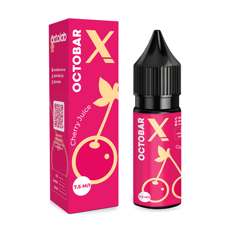 Набір Octobar X Cherry Juice,15 мл