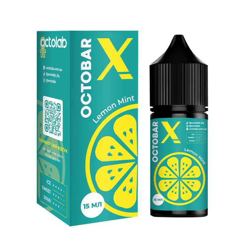 Набор Octobar X Lemon Mint, 30 мл