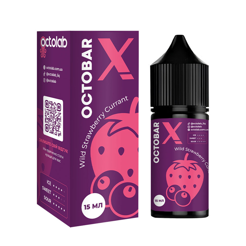 Набір Octobar X Wild Strawberry Currant, 30 мл