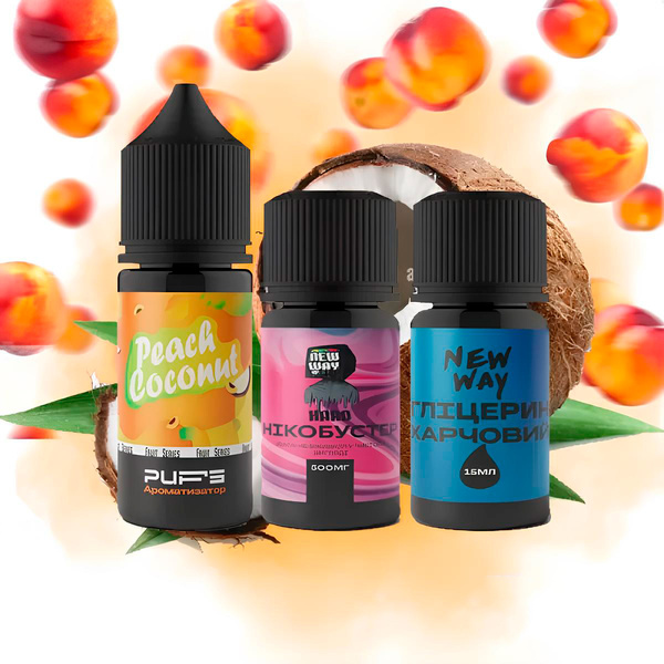 Набір PUFS Peach Coconut, 30 мл