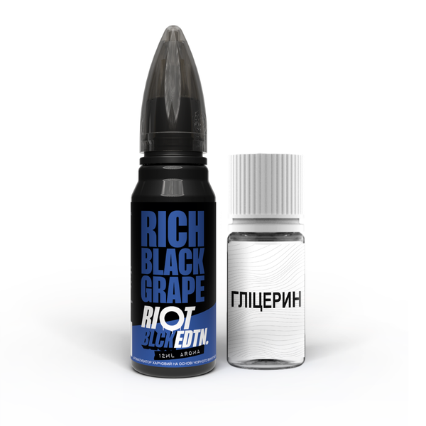 Набор Riot Squad BLCK EDTN Rich Black Grape, 30 мл