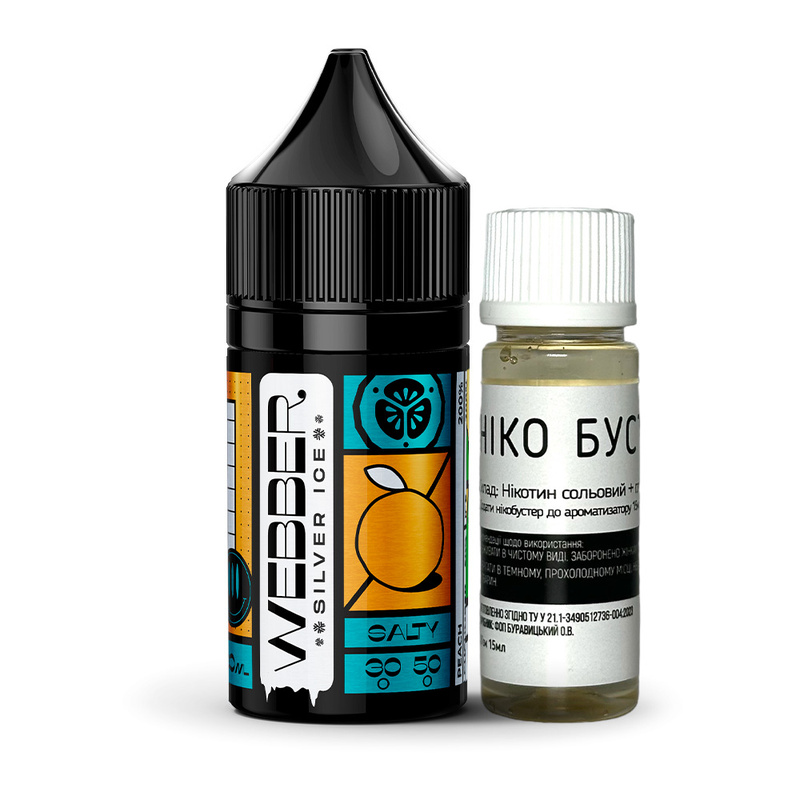 Набір Webber Silver Ice Cucumber Peach, 30 мл