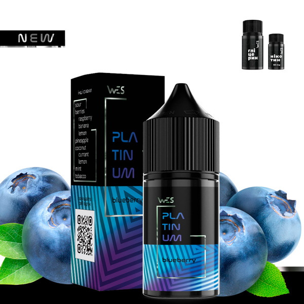 Набор WES Platinum Blueberry, 30 мл