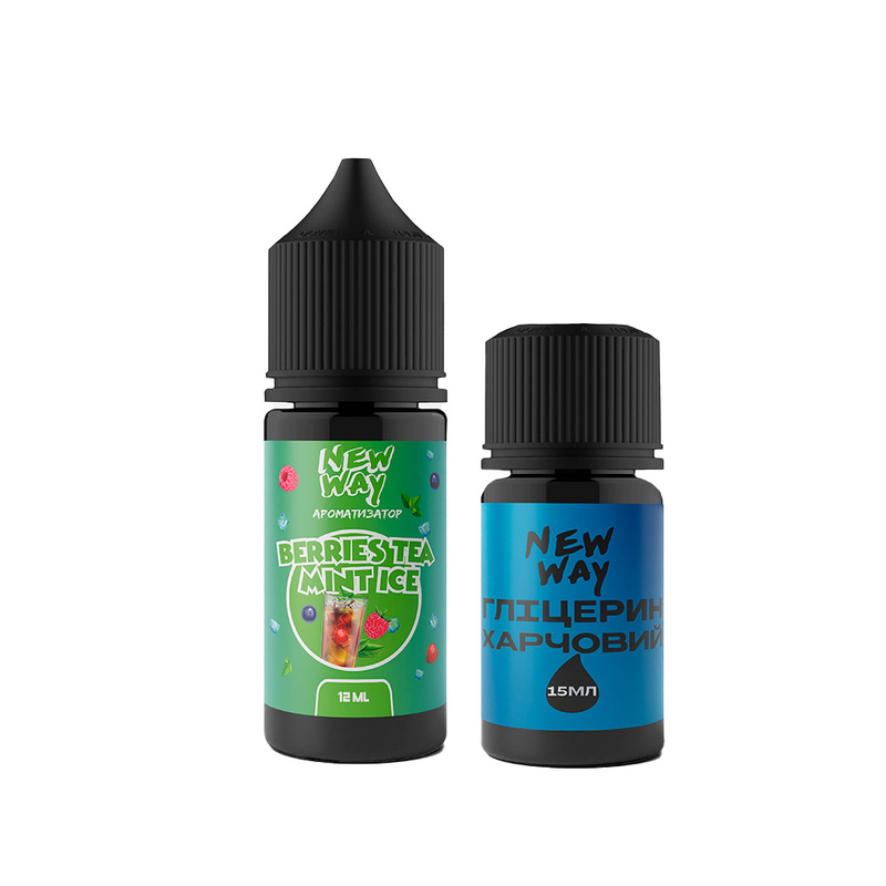 Набор New Way Ice Berries Tea Mint Ice, 30 мл
