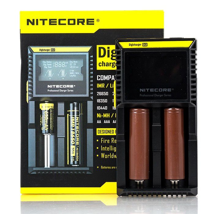 Зарядное устройство Nitecore D2 (Original) 2 слота - 5