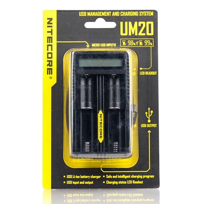 Зарядное устройство Nitecore UM20 (Original) 2 слота - 9