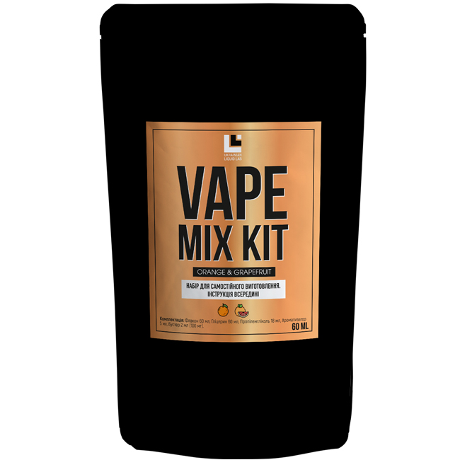 Набір Vape Mix Kit Orange Grapefruit, 60мл Органічний
