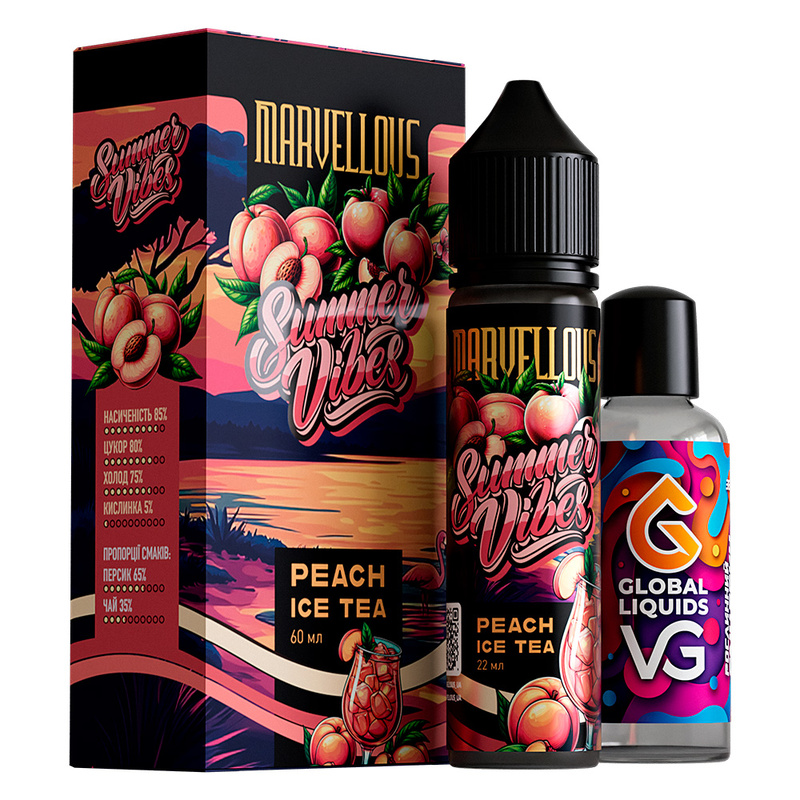 Набор Marvellous Summer Peach Ice Tea, 60 мл