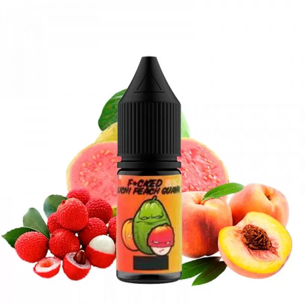 Рідина Fvcked Lab Salt Lichi Peach Guava, 10 мл
