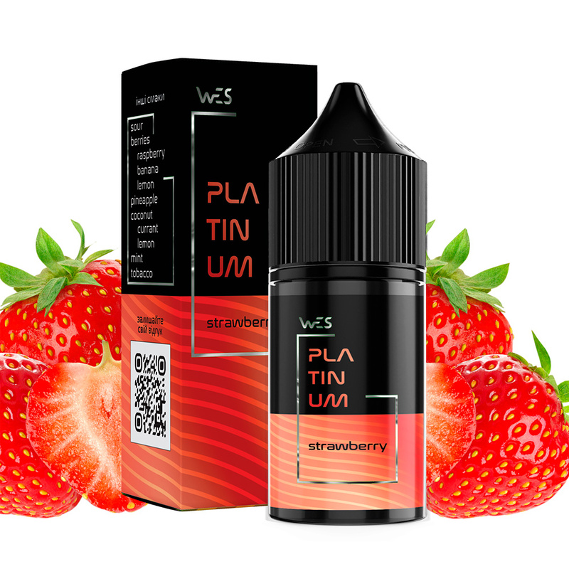 Набір WES Platinum Strawberry, 30 мл