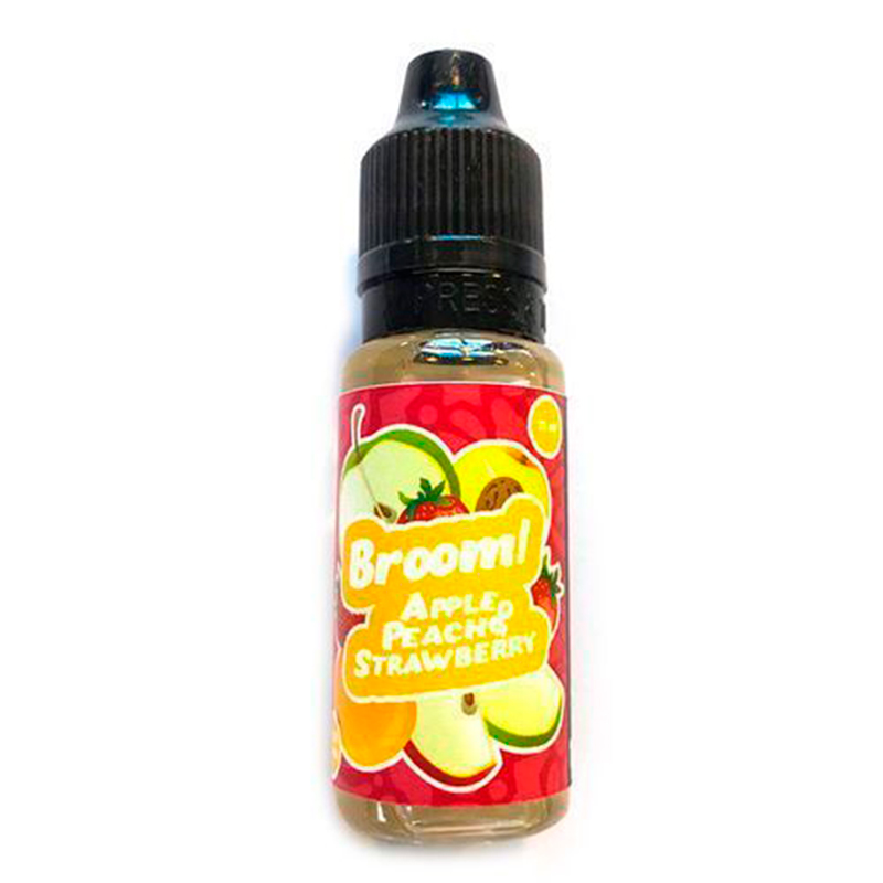 Жидкость Broom! Salt Apple Peach Strawberry, 15 мл