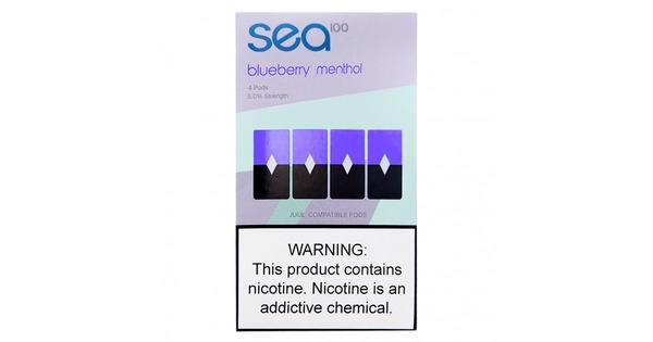 Змінний картридж для Juul Sea Pods - Blueberry Menthol 4 шт (Original)