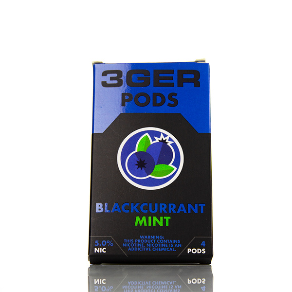 Сменный картридж для Juul 3Ger Pods - Blackcurrant Mint 4 шт (Original)