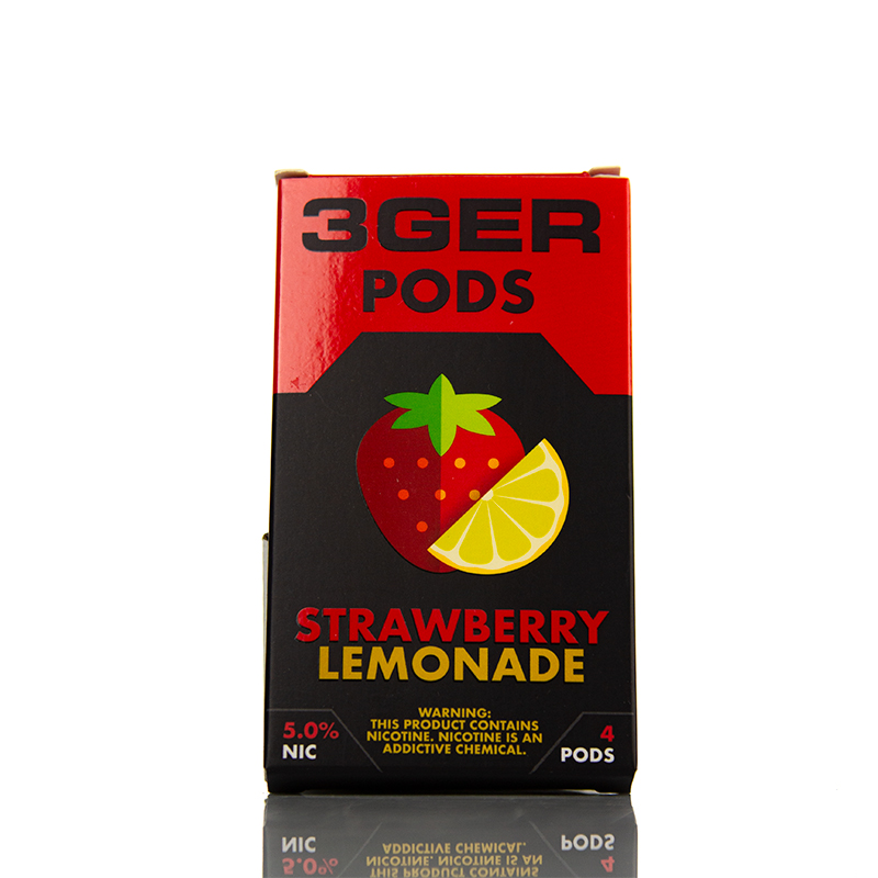 Змінний картридж для Juul 3Ger Pods - Strawberry Lemonade 4 шт (Original)