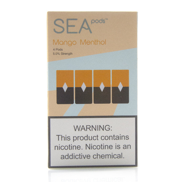 Змінний картридж для Juul Sea Pods - Mango Mint 4 шт (Original)