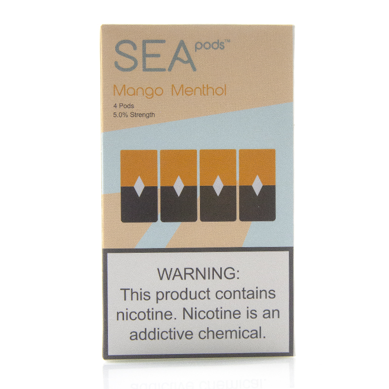 Змінний картридж для Juul Sea Pods - Mango Mint 4 шт (Original)
