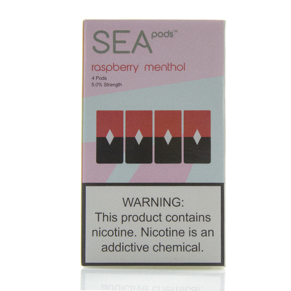 Змінний картридж для Juul Sea Pods - Raspberry Menthol 4 шт (Original)