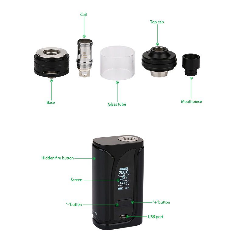 Стартовий набір Eleaf iKuu i200 with Melo 4 D25 Kit (Original) - 4