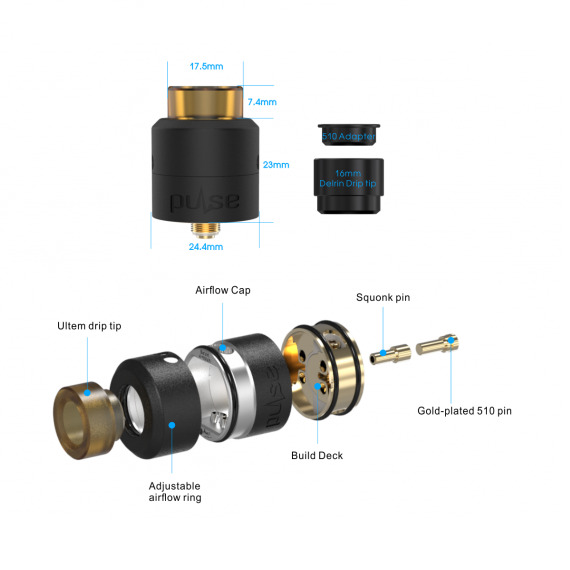 Стартовий набір Vandy Vape Pulse BF Kit (Original) - 5