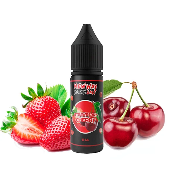 Жидкость New Way Salt Black Cherry Strawberry, 15 мл