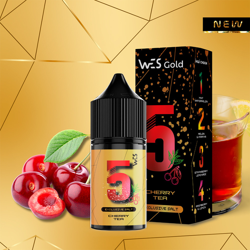 Набір WES Gold Cherry Tea, 30 мл