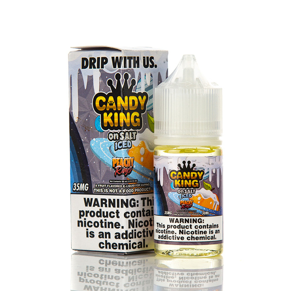 Жидкость Candy King On Salt ICED - Peachy Rings, 30 мл