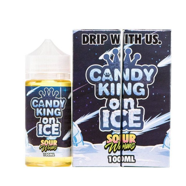 Жидкость Candy King Sour Worms on ice, 100 мл