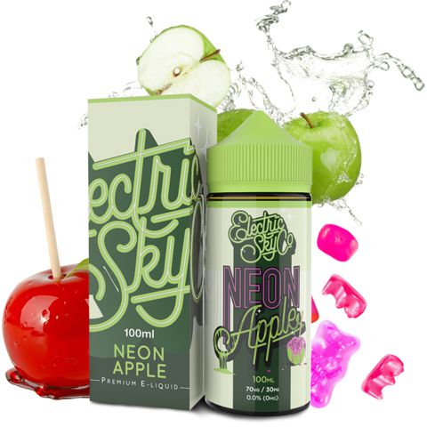 Рідина Electric Sky Co Neon Apple, 100 мл