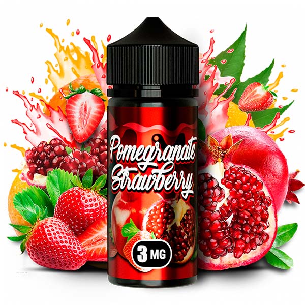 Рідина Flamingo Pomegranate Strawberry, 100 мл
