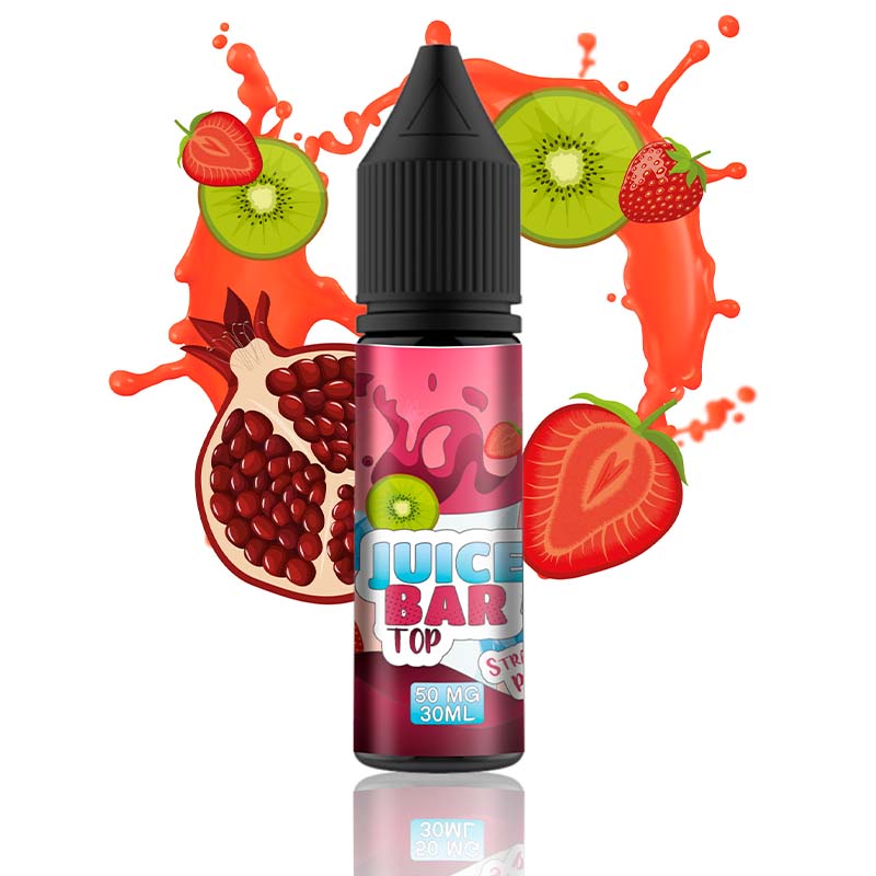 Жидкость Juice Bar TOP Strawberry Kiwi Pomegranate, 15 мл