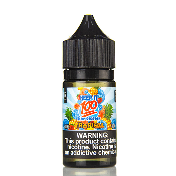 Жидкость Keep It 100 Salt Blue Slushie Tropical, 30 мл