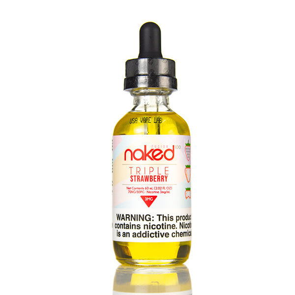 Жидкость Naked100 Triple Strawberry, 60 мл